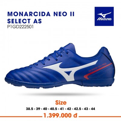 Giày đá bóng Mizuno Monarcida neo 2 select AS P1GD222501